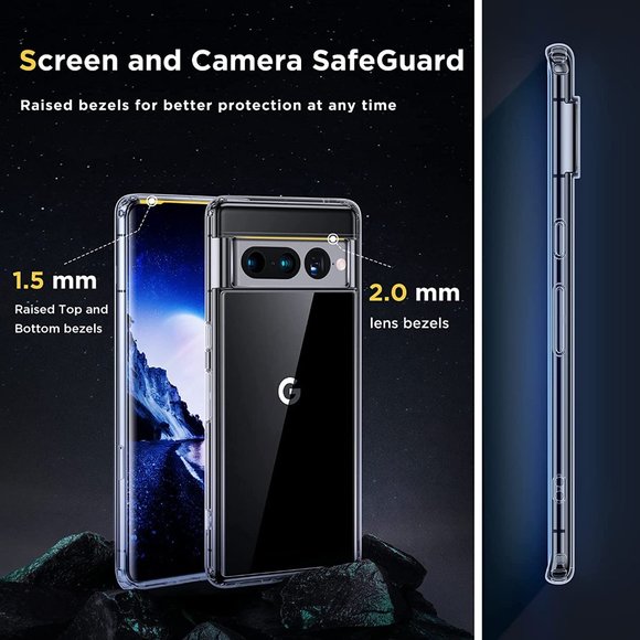 NEW* Designed for **Google Pixel 7 Pro** clear soft case  or Hard Black case - Picture 5 of 9